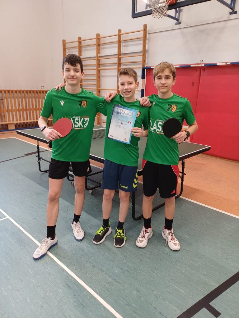 Drugi sukces tenisistów stołowych z naszej szkoły !
