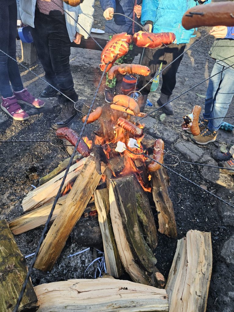 Świetlicowe ognisko klas 1a, 1b i 2b